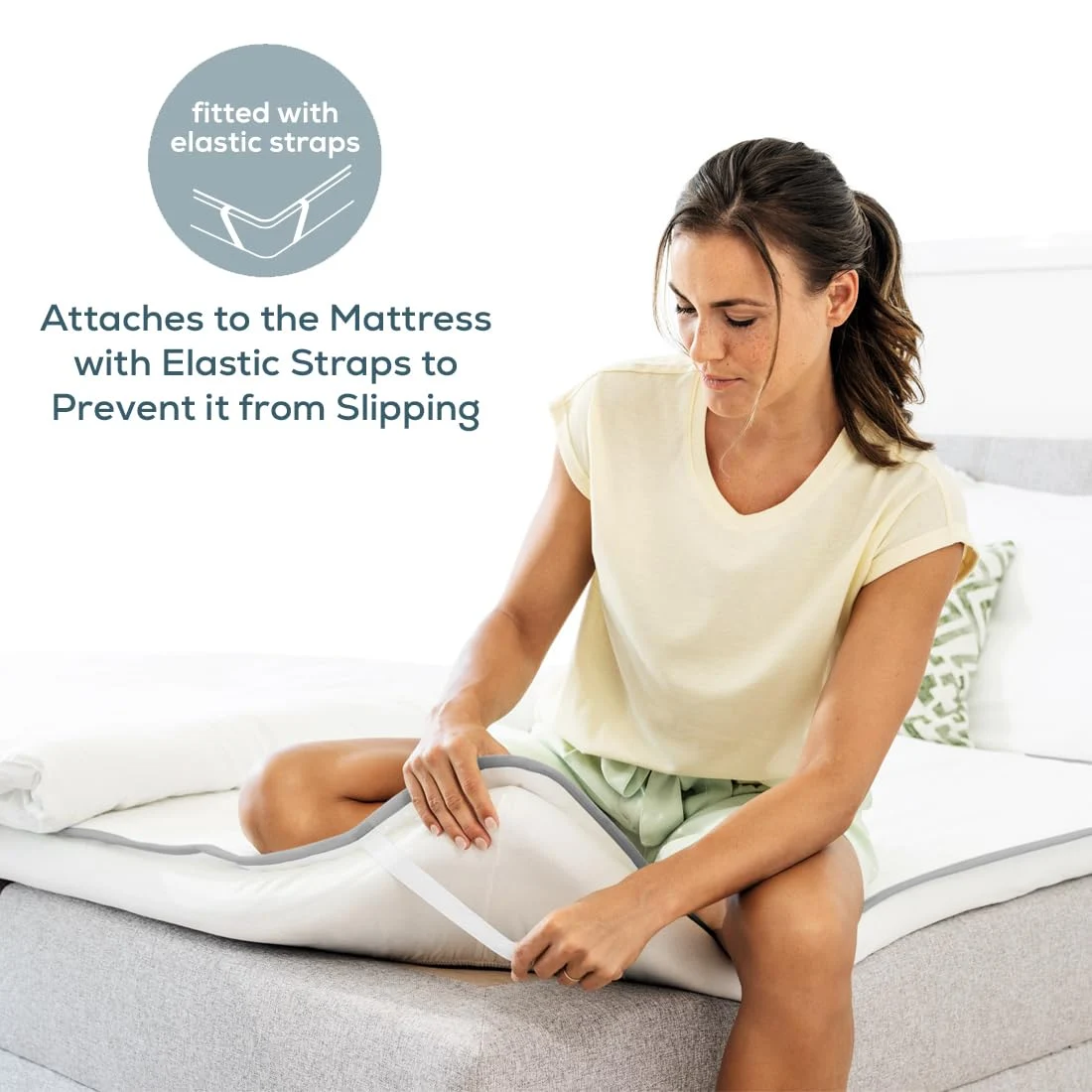Beurer German Engineering TS 17 Single Electric UnderBlanket for Single Bed I German Engineering I Non-Slippery due to Elastic Band I 3 Temp