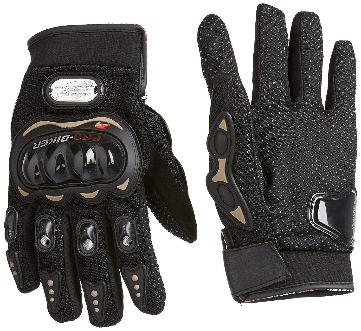 Probiker Protective Full Finger Gloves Anti-Skid Surface Breathable Bike Riding Glove for Motorcycle, Cycling, Climbing Mountaineering and H