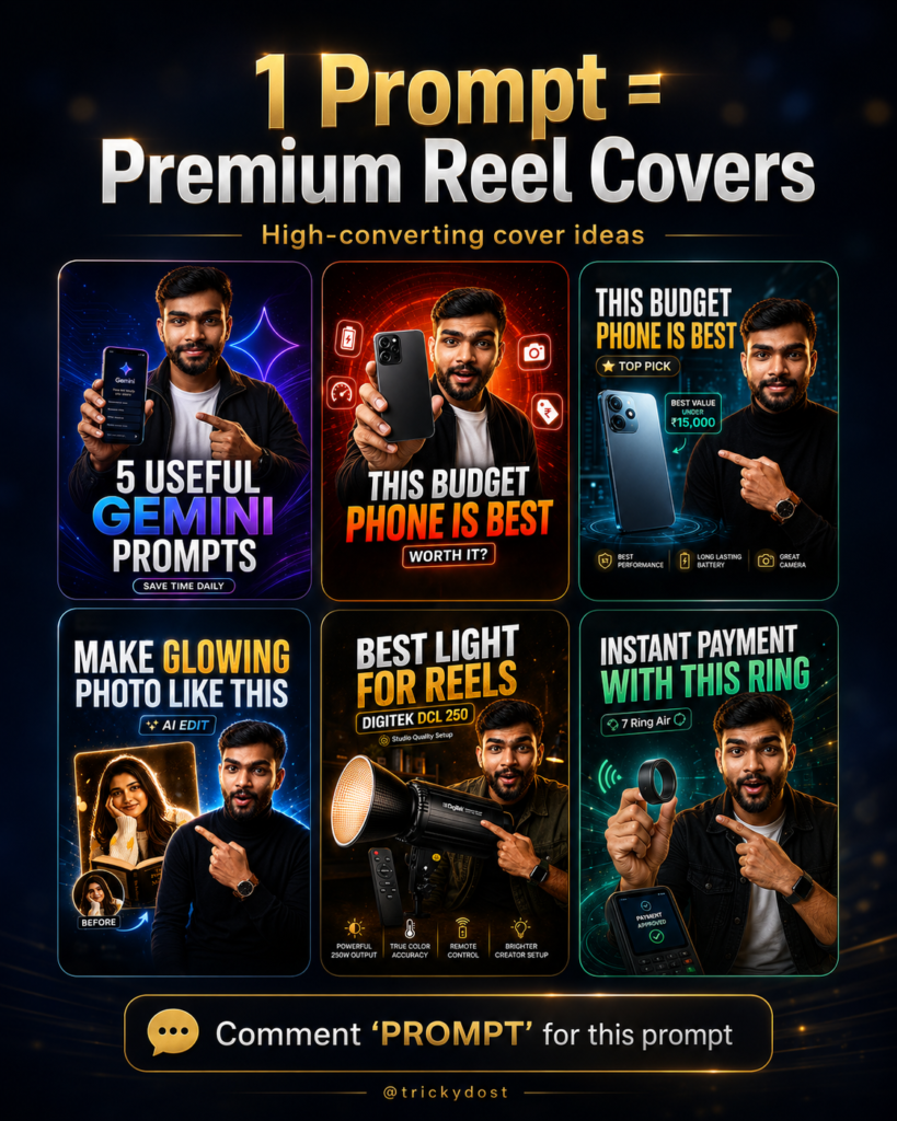 Reel Cover Prompts
