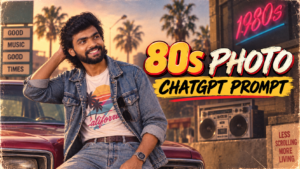 80s Photo ChatGPT Prompt, 80s Photo AI Prompt, 1980s Photo Prompt, 80s AI Photo, 80s Photo Transformation, Turn Photo Into 80s, 80s Vintage Photo, 1980s AI Photo, Retro Photo Prompt, Retro AI Photo, Vintage AI Photo, Old Photo AI, AI Vintage Transformation, ChatGPT Image Prompt, ChatGPT Photo Prompt, AI Photo Editing Prompt, AI Photo Transformation, 80s Aesthetic AI, 1980s Aesthetic, Retro Indian Photo, 80s India Photo, Indian Vintage Photo, AI Retro Photo, Viral AI Photo Prompt